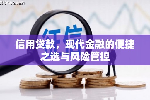 安远信用贷款，现代金融的便捷之选与风险管控