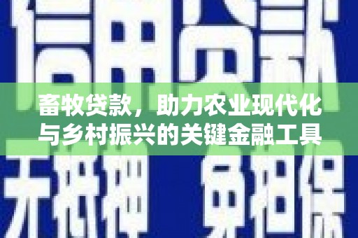 安远畜牧贷款，助力农业现代化与乡村振兴的关键金融工具