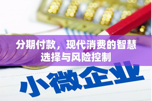 安远分期付款，现代消费的智慧选择与风险控制