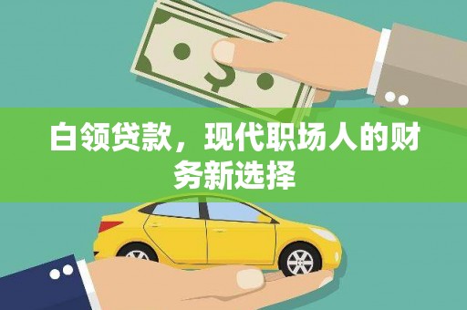 安远白领贷款，现代职场人的财务新选择