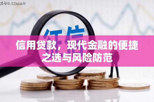 安远信用贷款，现代金融的便捷之选与风险防范