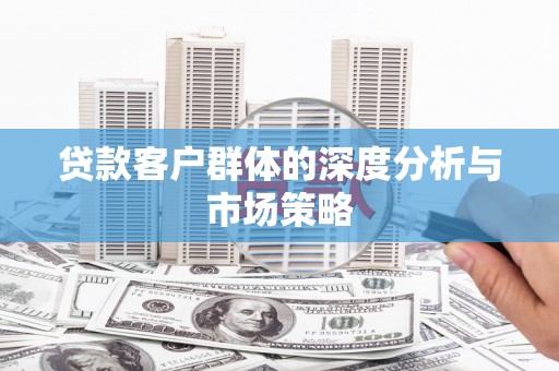 安远贷款客户群体的深度分析与市场策略