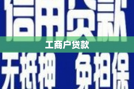 安远工商户贷款