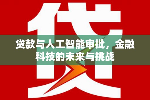 安远贷款与人工智能审批，金融科技的未来与挑战