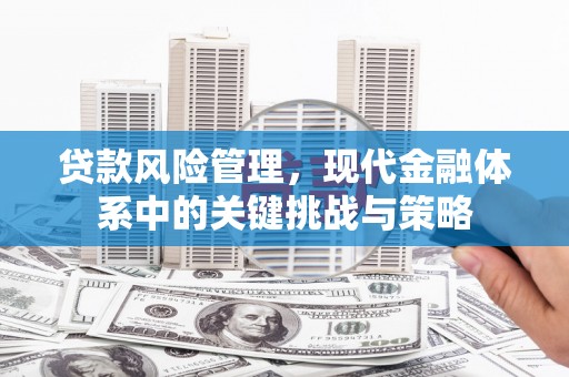 安远贷款风险管理，现代金融体系中的关键挑战与策略