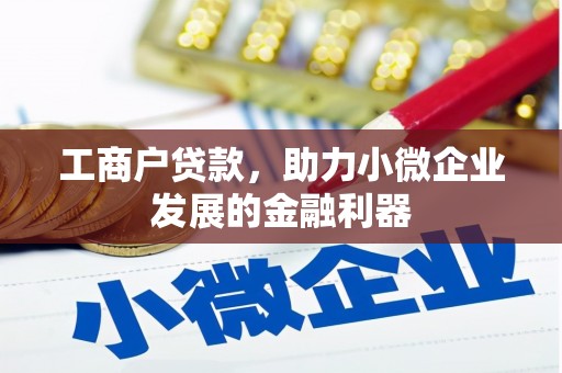 安远工商户贷款，助力小微企业发展的金融利器
