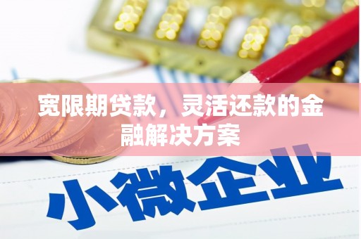 安远宽限期贷款，灵活还款的金融解决方案