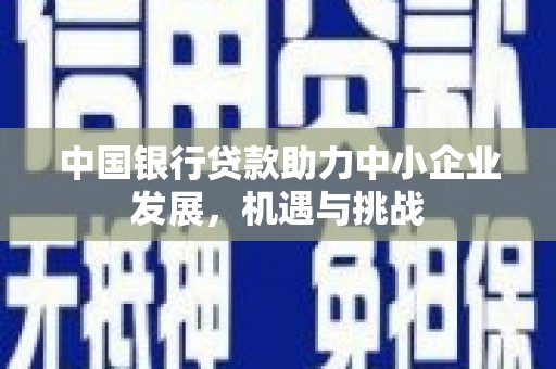 安远中国银行贷款助力中小企业发展，机遇与挑战
