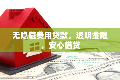 安远无隐藏费用贷款，透明金融，安心借贷