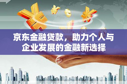 安远京东金融贷款，助力个人与企业发展的金融新选择