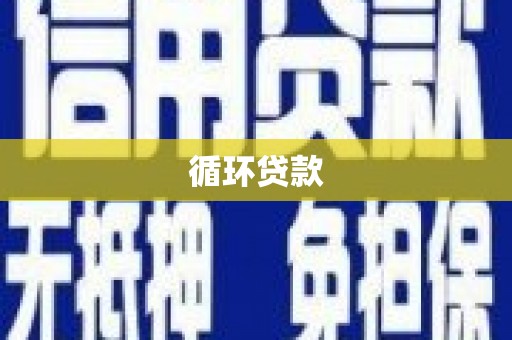 安远循环贷款