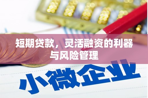 安远短期贷款，灵活融资的利器与风险管理