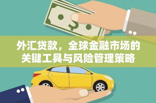 安远外汇贷款，全球金融市场的关键工具与风险管理策略
