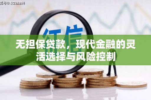 安远无担保贷款，现代金融的灵活选择与风险控制