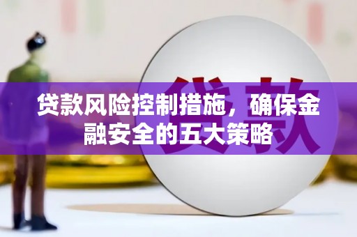 安远贷款风险控制措施，确保金融安全的五大策略
