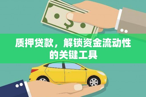 安远质押贷款，解锁资金流动性的关键工具