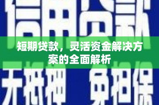 安远短期贷款，灵活资金解决方案的全面解析