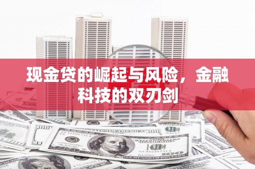 安远现金贷的崛起与风险，金融科技的双刃剑