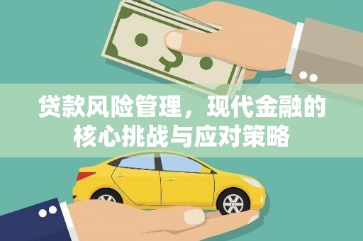 安远贷款风险管理，现代金融的核心挑战与应对策略