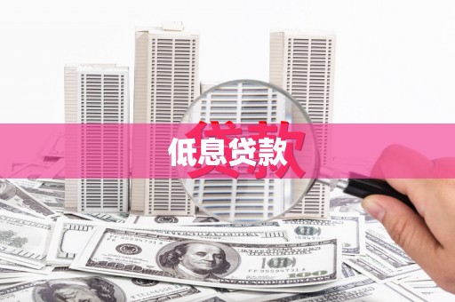 安远低息贷款