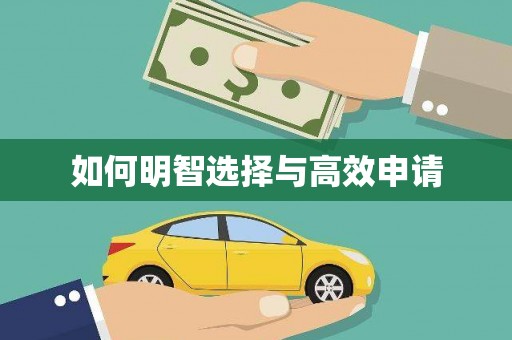 安远如何明智选择与高效申请