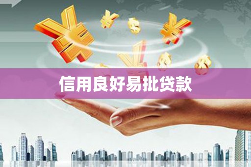 安远信用良好易批贷款