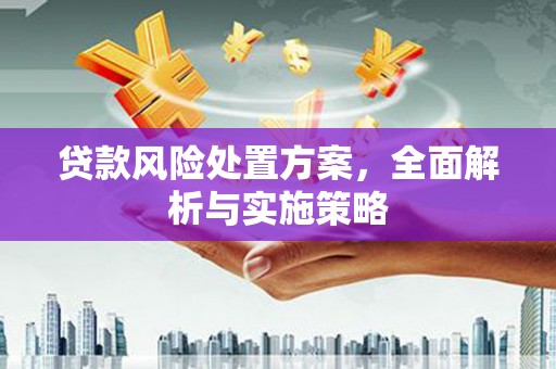 安远贷款风险处置方案，全面解析与实施策略