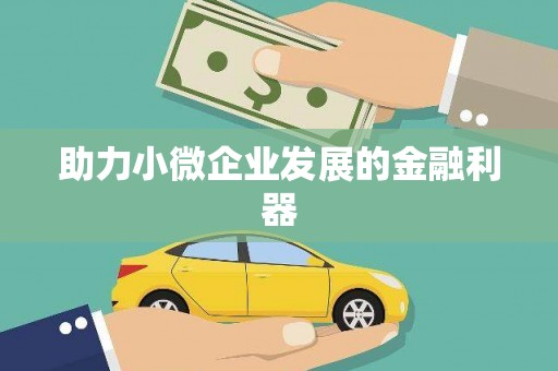 安远助力小微企业发展的金融利器