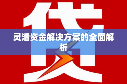 安远灵活资金解决方案的全面解析